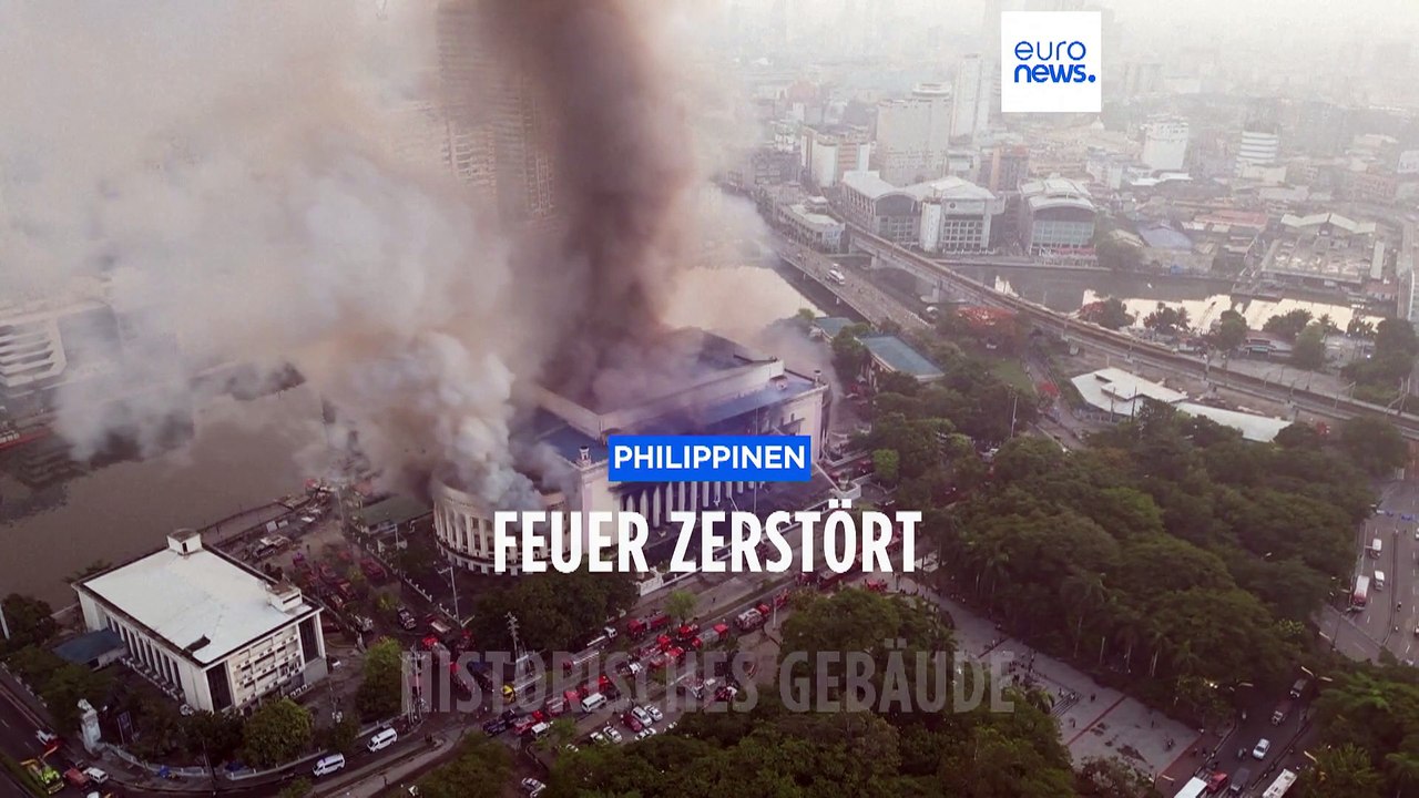 Verheerender Brand zerstört historisches Hauptpostamt in Manila