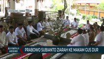 Kunjungi Ponpes Tebu Ireng, Prabowo Ziarah ke Makam Gus Dur