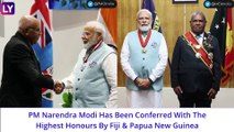 PM Narendra Modi Conferred With Fiji & Papua New Guinea’s Highest Civilian Honours