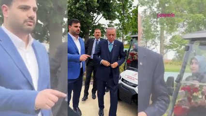 Başkan Erdoğan gençlerle buluştu! O renkli anlar beğeni topladı