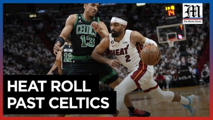 Heat roll past Celtics 128-102, take 3-0 lead in eastern conference finals