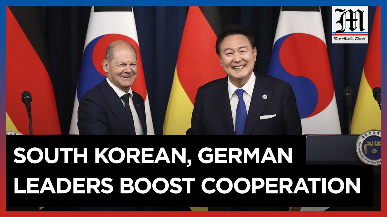 South Korean, German leaders agree to cooperate...