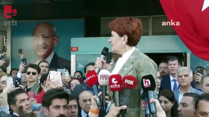 Akşener'den sandık çağrısı: Bu seçimi herkesin gönlüne girerek kazanacağız