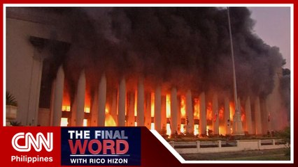 Historic Manila Central Post Office fire 'totally burned'