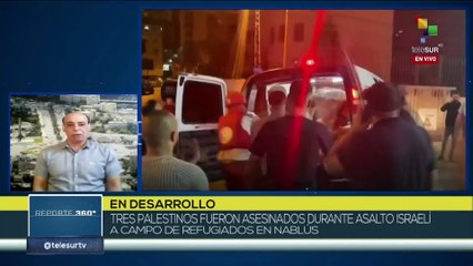Asalto israelí contra campo de refugiados en Nablus deja tres palestinos muertos