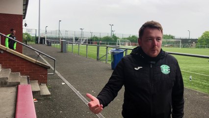Dean Gibson interview after final game in charge of Hibs