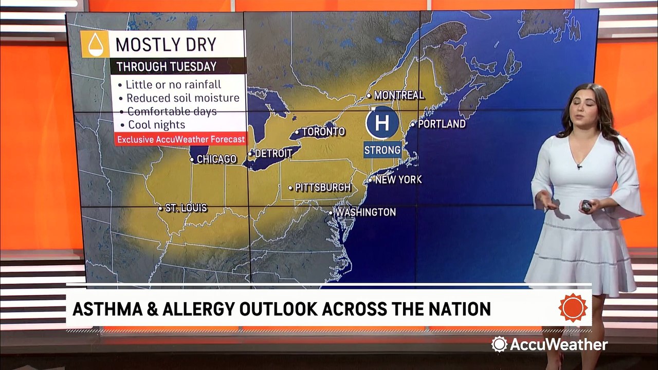 Here's your allergy outlook for May 22 video Dailymotion