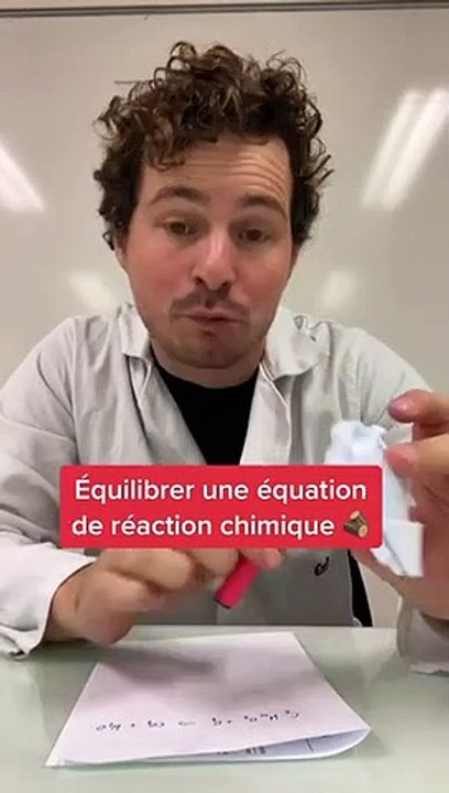 Equilibrer une equation de réaction