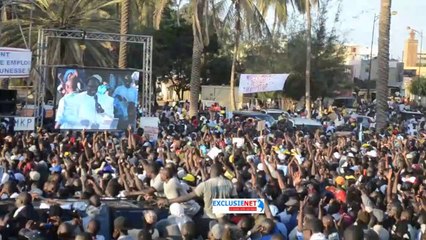 Le meeting du PDS à la place de l'obélisque où le Rappeur Pacotille a participé pour la dernière fois.