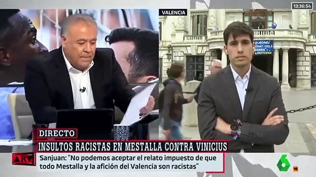 Ferreras se ‘come vivo’ al portavoz del PSOE que ataca a Vinicius: “!Populista barato!”