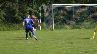 Das 3:0 für den TSV Obernjesa gegen Niedernjesa durch Jonas Grüneklee