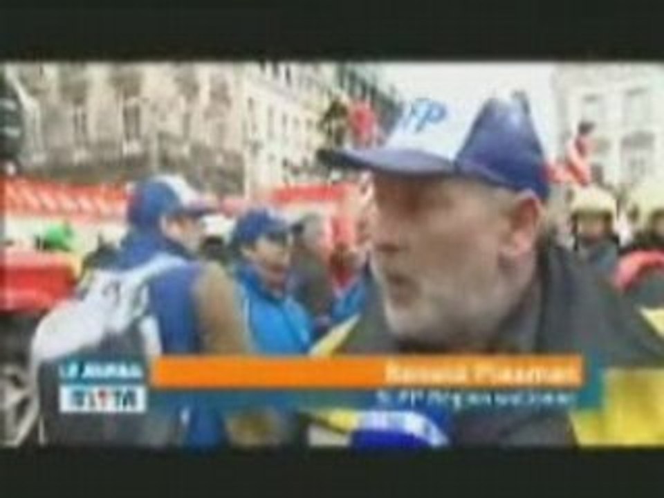 Manifestation des SP Belge