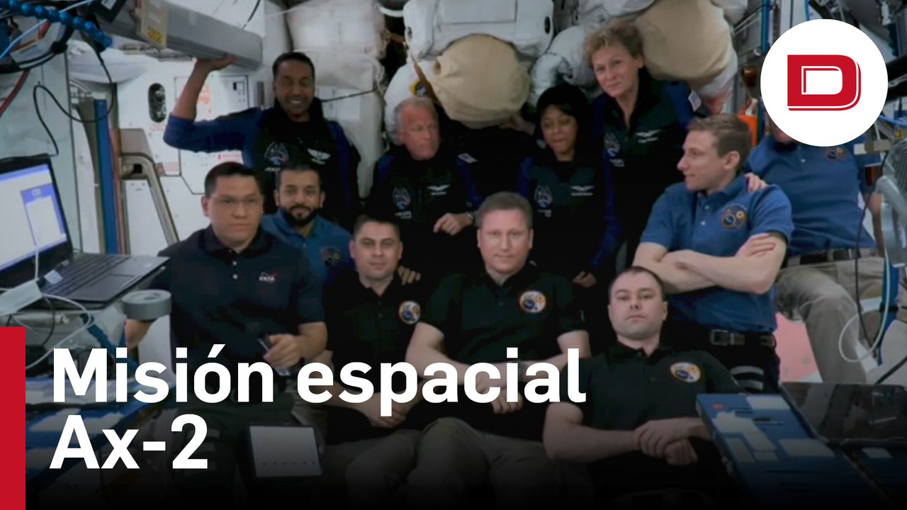 Tres astronautas de pago llegan a la Estación Espacial Internacional en la misión espacial Ax-2
