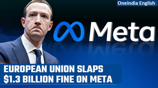 Meta fined €1.2 billion by EU over data privacy | Irish Data Protection Commission | Oneindia News