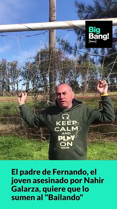 El padre de Fernando, el joven asesinado por Nahir Galarza, quiere que lo sumen al "Bailando" italiano