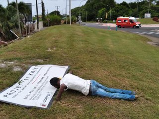 L'oeuvre Ti Krystof violemment fauchée à Capesterre Belle-Eau