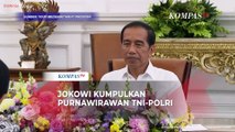 Jokowi Kumpulkan Purnawirawan TNI-Polri Bahas Pilpres 2024