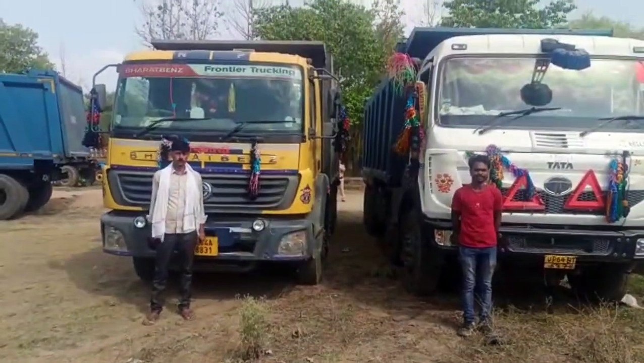 Seized two highways transporting dust without T...