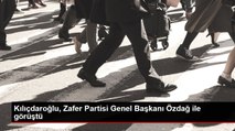 Kılıçdaroğlu, Zafer Partisi Genel Başkanı Özdağ ile görüştü