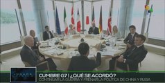 Jugada Crítica 22-05: G7, boicot a la estabilidad global