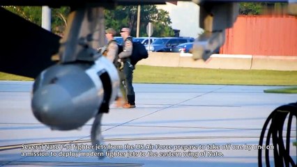 NATO F-16 Fighter Jets Took Off One by One Towards The Ukrainian Border