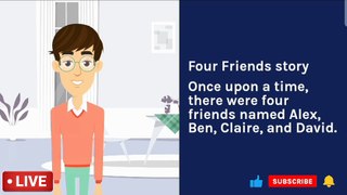 Four Friends | English Cartoon | Panchatantra Moral Stories for Kids| Maha Cartoon TV English