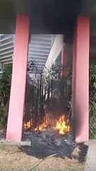 Princípio de incêndio atinge Arena Joinville e prefeitura investiga motivo
