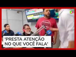 Homem invade estúdio de rádio e parte para cima de jornalistas em Goiás