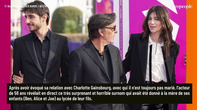 C'est terrible : Quand Yvan Attal révélait l'horrible surnom de Charlotte Gainsbourg au lycée de son fils