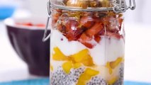 Overnight Oats - Lanche saudável e gostoso com chia