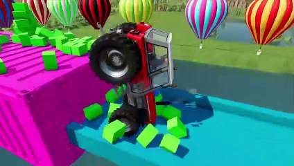 021 - COLORED URSUS TRACTORS DEATH FALL PARKOUR - Farming Simulator 22