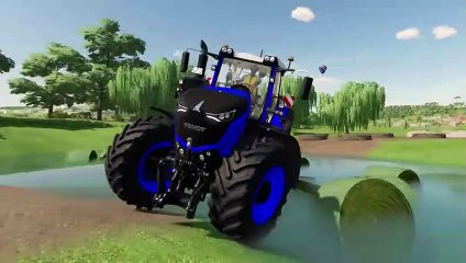 108 - COLORED FENDT TRACTORS DEATH RUN - Farming Simulator 22