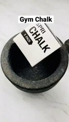 Crushing of GYM CHALK & Turning it into White Snow