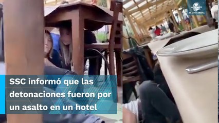 Balacera en la Roma causa pánico entre comensales