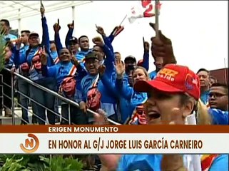 Realizan inauguración del Monumento en honor al General en Jefe Jorge Luis García Carneiro