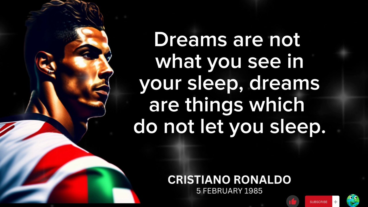 The Mind of a Champion: Cristiano Ronaldo's Most Powerful Quotes" || Ronaldo inspiration quotes||