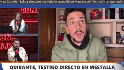 La escena completa de Mestalla contada por Quirante que estuvo a pie de campo