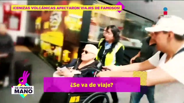 ¡Vuelos de famosos afectados por cenizas del Volcán Popocatépetl!