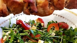 # recipe#salad for meat with arugula