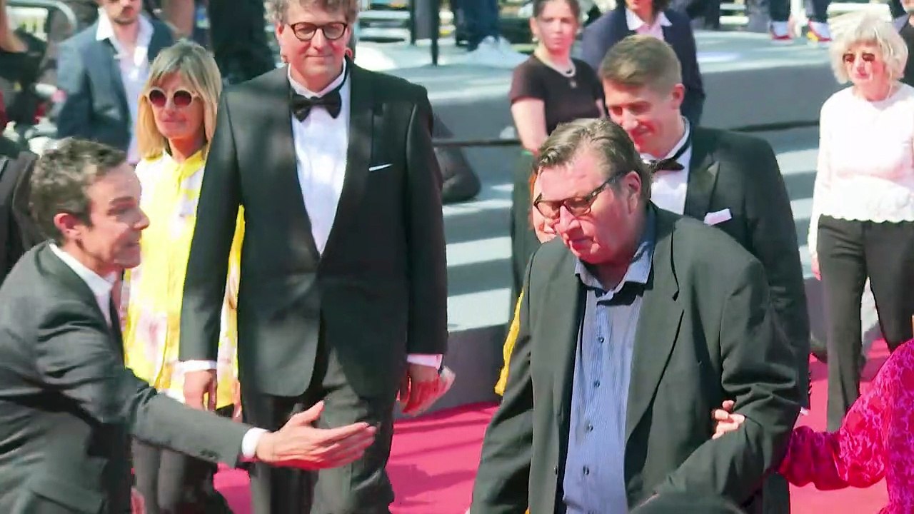 Aki Kaurismäki no tapete vermelho de Cannes