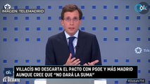 Villacís no descarta el pacto con PSOE y Más Madrid aunque cree que 