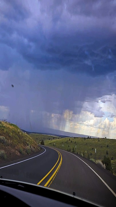 Thunderstorm in Central Oregon Desert