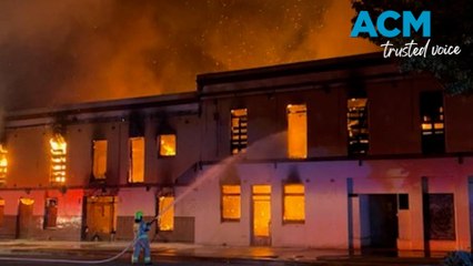 Historic hotel in Yass destroyed by blaze