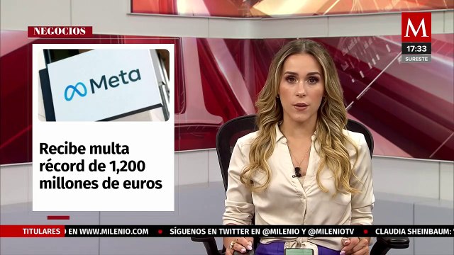 Meta recibe una multa de mil 300 mdd por protección de datos en Europa