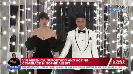 Vin Abrenica, suportado ang acting comeback ni Sophie Albert | UB