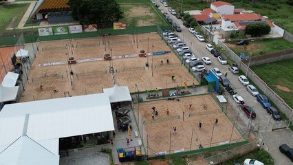 Tải video: Arena Recreio, em Cajazeiras, sedia 5ª etapa do Paraibano de Beach Tennis com centenas de atletas