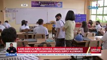 Ilang guro sa public schools, umaasang maisasabatas ang panukalang taasan ang school supply allowance | UB