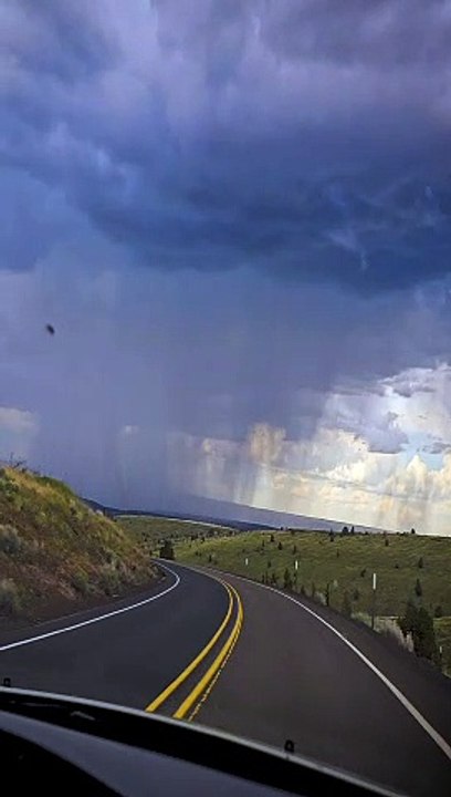 Thunderstorm in Central Oregon Desert