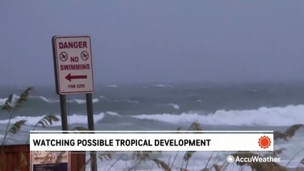 Potential for early tropical development east of the Bahamas