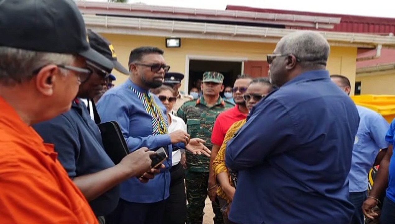 OFFICIALS ON INVESTIGATION INTO GUYANA FIRE